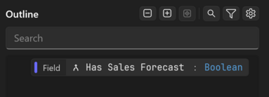 Prism for AL: Object outline with extensions only